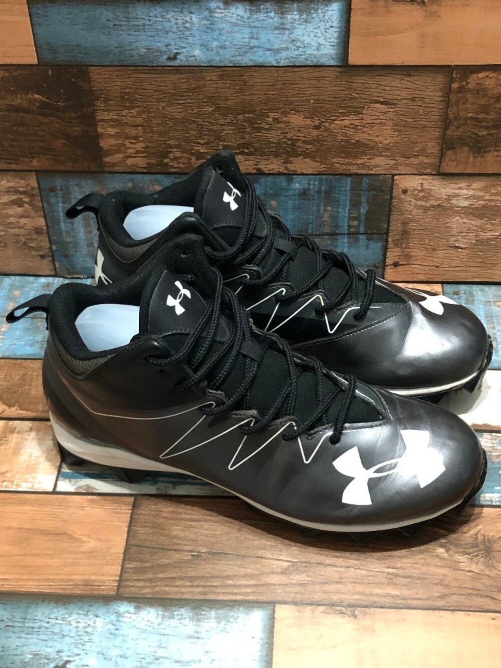 Under Armour Rm Football Cleats Men's Size 10.5 Shoes Black